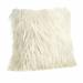 Donna Salyer's Fabulous-Furs Signature Series Faux Fur Pillow Ivory Tibetan Lamb Polyester/Polyfill/Faux Fur | 24 H x 24 W x 6 D in | Wayfair