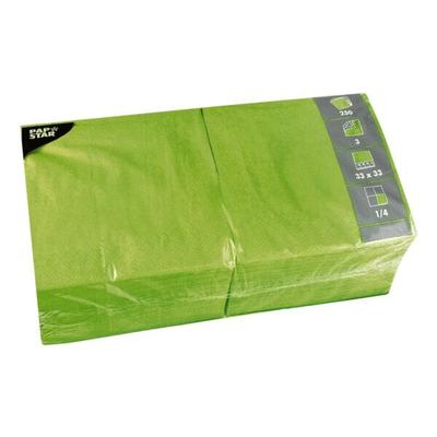 Papstar 250er-Pack Servietten grün, 33x33 cm Image