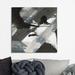 Ebern Designs 'So Close I' Acrylic Painting Print on Canvas in Black/Gray | 18 H x 18 W x 1 D in | Wayfair CD8D3029D4C1481BA7BE9DC50CA96D28