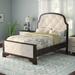 Gracie Oaks Kyrece Tufted Standard Bed Metal in Brown | 66 H x 86.5 D in | Wayfair C610255B26DE4EF3BC3EF14602C3956E