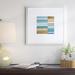 East Urban Home Beachscape II by Michael Mullan - Picture Frame Graphic Art Print on Canvas in Blue/Yellow | 35.626 H x 35.626 W x 1.5 D in | Wayfair
