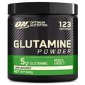 Optimum Nutrition Glutamin-Pulver, l-Glutamin-Aminosäure-Pulver, Nahrungsergänzungsmittel vor und nach dem Training Shake, nicht aromatisiert, 123 Portionen, 630 g