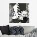 Ebern Designs 'So Close III' Acrylic Painting Print on Canvas in Black/Gray | 24 H x 24 W x 1 D in | Wayfair 0A73B84000FA43D9B70767169FE2CC60