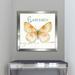 Winston Porter Rainbow Seeds Butterflies IIA by Lisa Audit - Picture Frame Print /Acrylic in White/Yellow | 33.5 H x 33.5 W x 0.75 D in | Wayfair