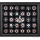 Washington Capitals 2018 Stanley Cup Champions Black Framed 30-Puck Logo Display Case