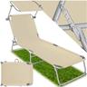 Transat acier - chaise longue, bain de soleil, transat jardin