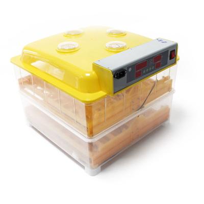 Automatische Brutmaschine für 96 Eier, Inkubator mit vollautomatischem Wendesystem, Brutautomat mit