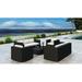 Willa Arlo™ Interiors Thornaby 5 Piece Rattan Sunbrella Sofa Seating Group w/ Sunbrella Cushion Wood in Brown | Outdoor Furniture | Wayfair