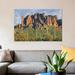East Urban Home 'Saguaro Cacti & Superstition Mountains, Lost Dutchman State Park, Arizona II' Photographic Print on Canvas Canvas, | Wayfair