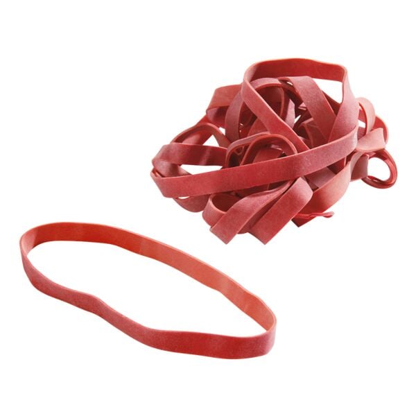 OTTO Office Gummibänder 100 x 10 mm (ØxB) im Großpack rot, 1 cm Image