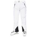 Trespass Galaya, White, XXL, Wasserdichte Skihose mit Knöchelreißverschlüssen für Damen, XX-Large / 2XL / 2X-Large, Weiß