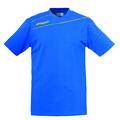 Uhlsport Stream 3.0 Baumwoll T-Shirt azurblau-gelb azurblau/maisgelb, XXL
