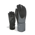 Level Damen Apline Handschuhe, Black-Grey, 6,5/XS