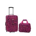 Rockland Sac À DOS À Roulettes De 17 PO Kinder-Rucksack, 38 Liter, Magenta Leopard, 43 in