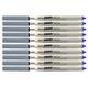 Lamy M 16 ballpoint pen refill made of metal, indelible, line width: M, blue, 10er Spar-Pack