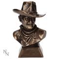 Nemesis Now John Wayne Bust Figurine 18cm Bronze, Resin