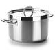 Lacor Chef Luxe Deep Casserole Without Lid, Stainless Steel, Silver, 36 cm