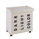 WENKO Trivo Laundry Bin, Polyester, Beige, 35 x 56 x 60 cm