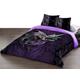 Dragon Beauty Duvet and Pillow Covers Set for Kingsize Bed, Goth Dark Fantasy Design, Gothic Home Bedroom Decor