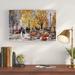 Charlton Home® 'Farm Market - Menasha' Painting Print on Wrapped Canvas Metal in Gray/Yellow | 22 H x 32 W x 2 D in | Wayfair