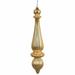 The Holiday Aisle® 14" Finial Drop Christmas Ornament UV Plastic in Yellow | 14 H x 3 W x 3 D in | Wayfair FFCE72E53A9C488FA2801048D047BEC0