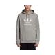 adidas Men Trefoil Hooded Sweatshirt - Medium Grey Heather, M