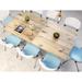 KFI Studios Urban Loft Square Solid Wood Breakroom Table Wood/Metal in White/Black/Brown | 29 H x 36 W x 36 D in | Wayfair T36SQ-B1922BK-LFT-NA