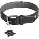 Beeztees 745880 Leder Halsband Stars, 65 x 4.0 cm, schwarz