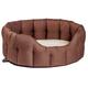 P&L SUPERIOR PET BEDS LTD P & L Superior Pet Beds Premium Ovaler Korb Weave Softee Bett, Braun P