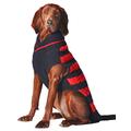 Chilly Dog Rugby Pullover, groß, Rot/Marineblau