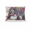 Kess eigene Rebecca Bender Grizzly Bear Watercolor Abstract Animal Hundebett, 76,2 x 101,6 cm