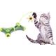 Pet Life Kitty Tease Interaktives Kognitive Training Puzzle Katze Spielzeug Tunnel Teaser, eine Größe, grün