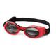 Doggles DGIL-13-S ILS Shiny Red Frame/Smoke Lens Hundesonnenbrille, S