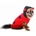 Hip Doggie HD-7CHLB-M Chenille Lady Bug - Hund Kostüm Pullover, M