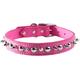 Leather Brothers Omnipet Signature Leder Pet Halsband mit Spike und Stud Ornaments