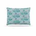 Kess eigene famenxt "Blue Ocean" Aqua Pastell Hundebett, 76,2 x 101,6 cm