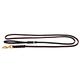 Dingo Gear Messing Beschläge Lanyard Leder Ring, 1 x 250 cm, braun