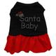 Mirage Pet Products Santa Baby Strass PET Kleid, XXL, 18, schwarz/rot