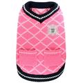 Hip Doggie HD-7PVP-XL Royal Crest Sweater Vest - Hundepullover, rosa
