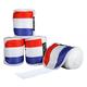 HKM 567293 Polarfleecebandagen Flags, 4-er Set, L