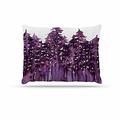 Kess eigene EBI Emporium Forest durch die Bäume 5,1 cm violett weiß Hundebett, 76,2 x 101,6 cm