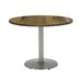 KFI Studios Urban Loft Round Solid Wood Breakroom Table Wood/Metal in Gray/Brown | 29 H x 30 W x 30 D in | Wayfair T30RD-B1917SL-LFT-NA