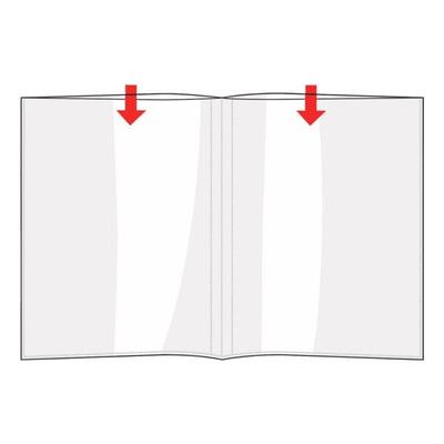 Veloflex Doppelhülle 3244500 transparent, 30x22.5x0.1 cm