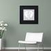 East Urban Home 'Love Me Do' Framed Graphic Art Canvas, Wood in Black/White | 11 H x 11 W x 0.75 D in | Wayfair 6FBA81C000EC44CDA89CE8C2ADE5C02C