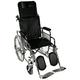 Mobiclinic Obelisco, Folding and Self-Propelled Wheelchair, Premium, Orthopaedic, for Disabled Users, Lightweight, Leg Raiser and Headrest, Removable Armrests and Footrests