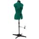 Dritz Adjustable Dress Form, Plastic Nylon, Opal Green, S