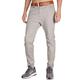 ITALYMORN Mens Slim Fit Stretch Chinos Casual Elastic Cuff Grey Trousers Travel Pants (34, Light Grey)