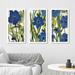 Winston Porter 'Picking Flowers' Acrylic Painting Print Multi-Piece Image Plastic/Acrylic in Blue/Green | 25.5 H x 40.5 W x 1 D in | Wayfair