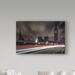 Trademark Fine Art 'Lights in London' Photographic Print on Wrapped Canvas in White | 30 H x 47 W x 2 D in | Wayfair ALI35351-C3047GG