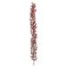 Vickerman 549728 - 6' Burgundy Glitter Berry Garland Outdr (L180805) Red Christmas Garland